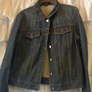 J. Crew Dark Blue Jean Jacket